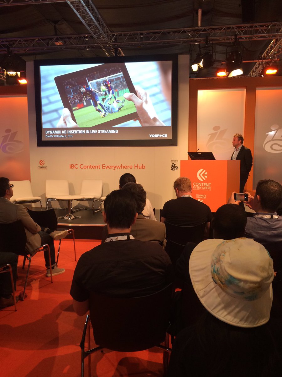 yospacedotcom's tweet image. Great turnout for our #DynamicAdInsertion presentation today. visit 14.C18 for a demo! #IBCCE #UKatIBC #IBC2016