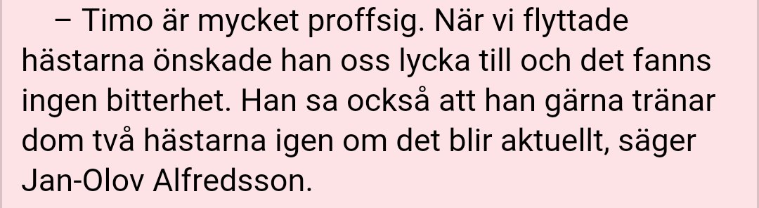 MeriRantakallio's tweet image. Världens bästa Timo. Så proffsig. Så duktig. Och nu får han hästarna tillbaka 👌