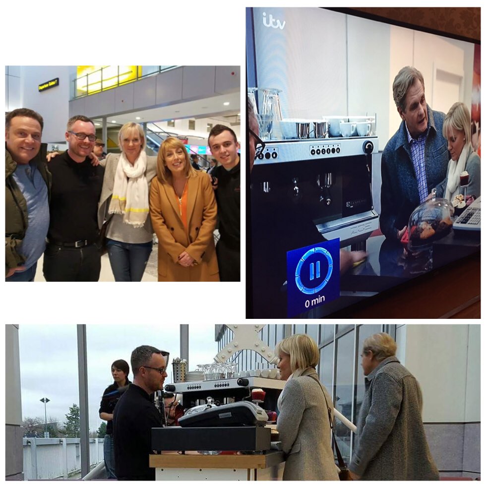 Jamrules's tweet image. I loved filming with @itvcoldfeet earlier this year, great exposure for @Sanremouk #zoe &amp;amp; @Bean_Machines #coffee