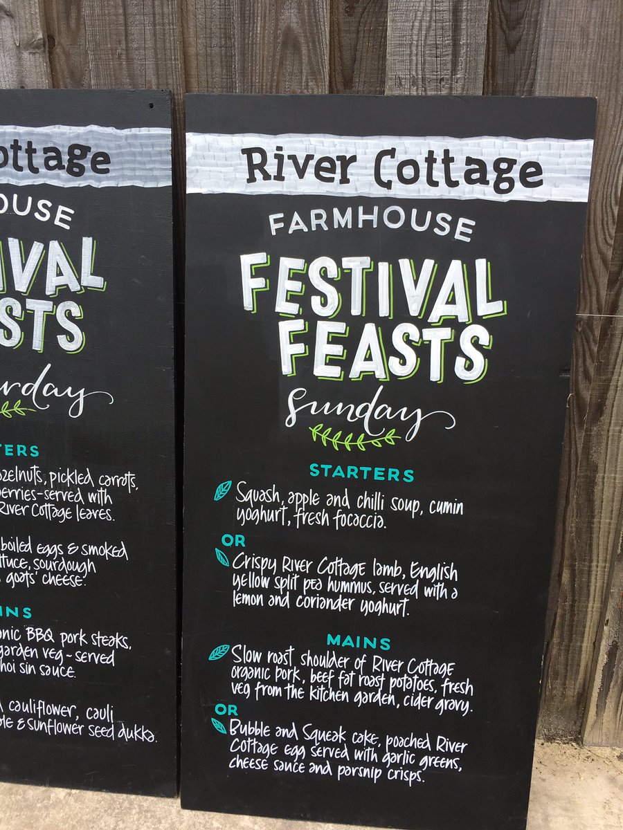 rivercottage's tweet image. Let the preparations begin - just ONE week to go until our Festival!