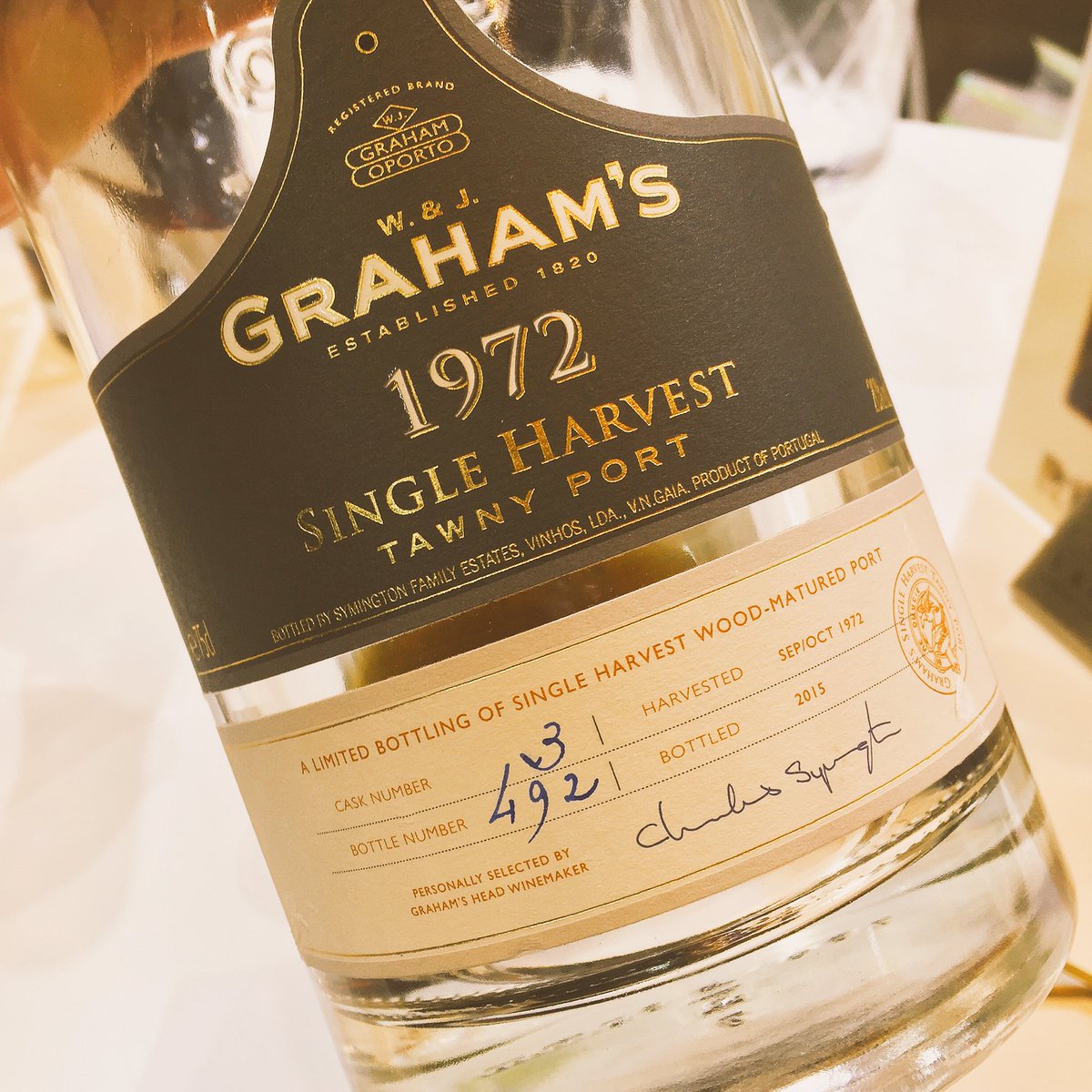 eNaraWhisky's tweet photo. Great #port #portwine #tawnyport by @grahams_port from #Douro tasted at #RBHK2016 https://t.co/myKPB6X00P