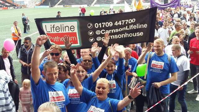 So proud to be walking together #recoverywalk  #united <a href="/FAVORUK/">FAVORUK 💜</a>