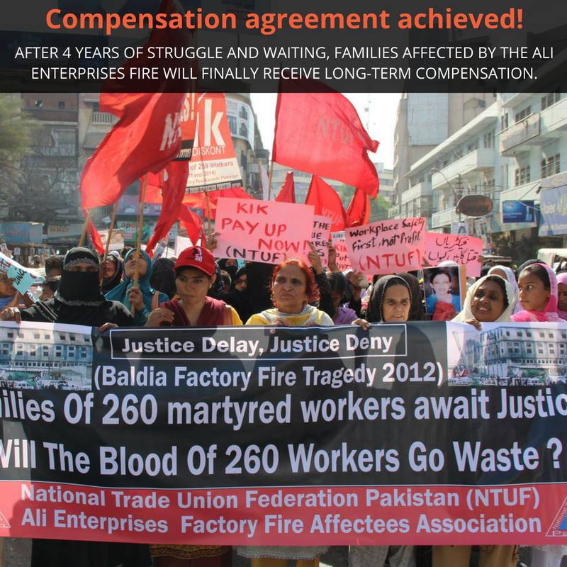 global_labor's tweet photo. Thank you to all who stood with Ali Enterprises workers for 4 years to #MakeKikPay. VICTORY: https://t.co/lQCTfkcKvF https://t.co/76Cd5Erreb