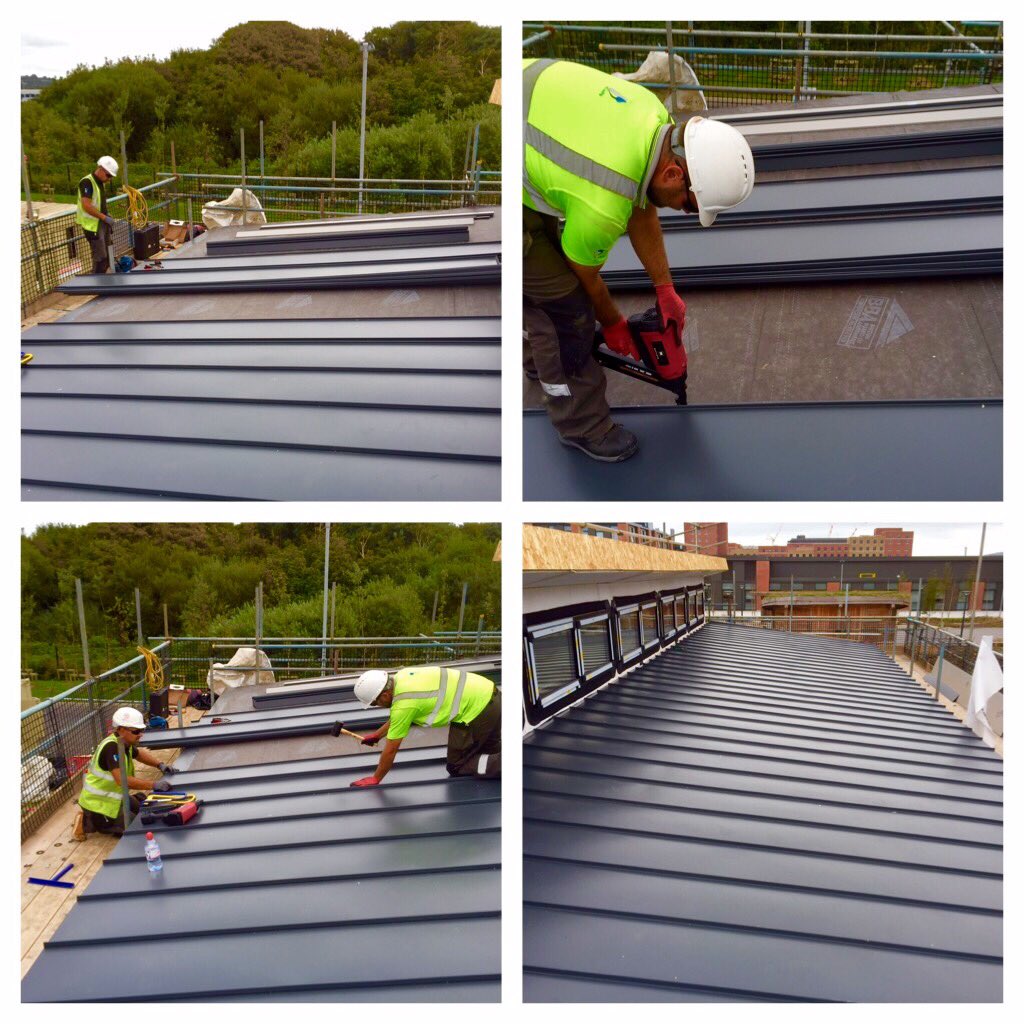 @colorcoaturban sheets being installed on #activeclassroom <a href="/BIPVCO/">BIPVco</a> PV to be installed next week <a href="/info_specific/">SPECIFIC</a>