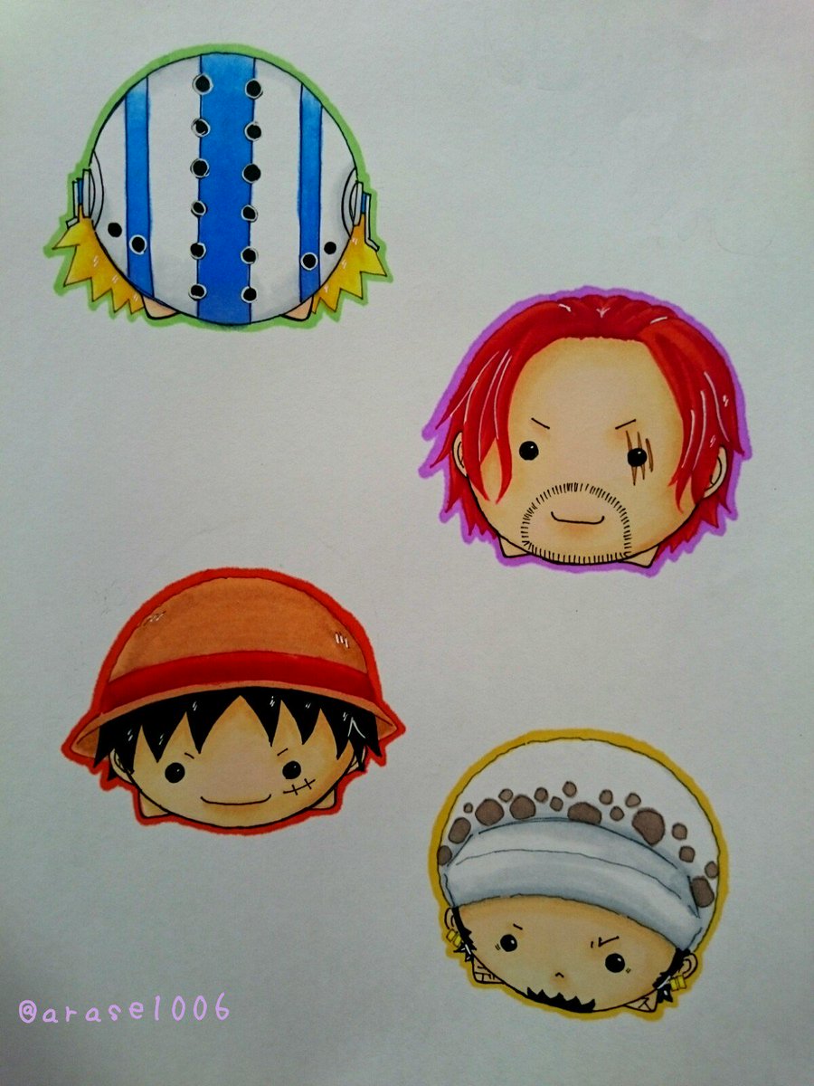 唖羅都 身体痛み強 Op Twitter 毎日ワンピース 懐かしいイラスト発見 ワンピースツムツム ローさん多めです ˇwˇ