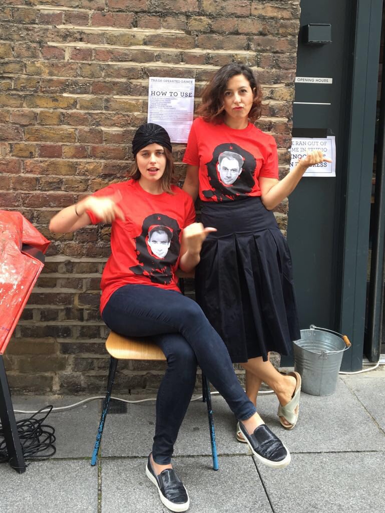 Come down to <a href="/TripSpaceLondon/">TripSpace Projects</a> today :)
We're showing Jerome Bel's trash knockoffs