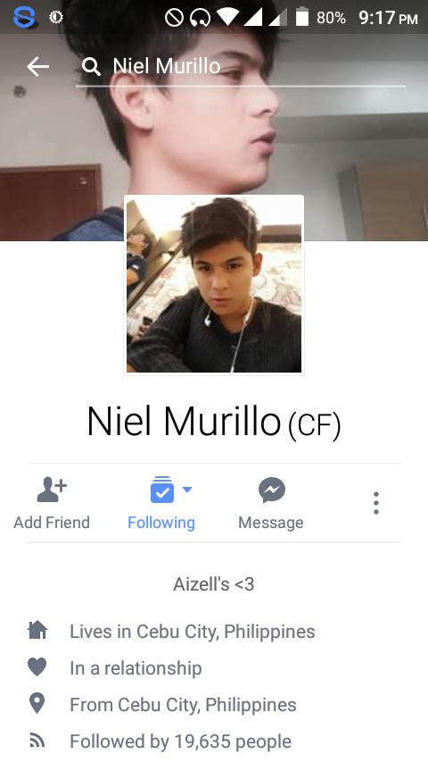 liaaamdo's tweet photo. Official Facebook of Niel Murillo but how sad he's now inrelationship.
#NielMurillo https://t.co/NrSohAdqhz