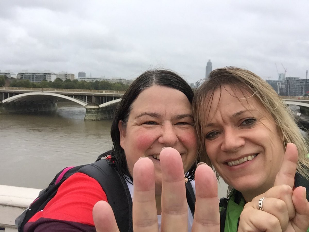 wineattheend's tweet photo. Bridges 3,4,5 &amp; 6...check! Battersea &amp; Albert Bridges were a tad damp, sideways rain to be precise! #TPChallenge https://t.co/fCkizMd0L1
