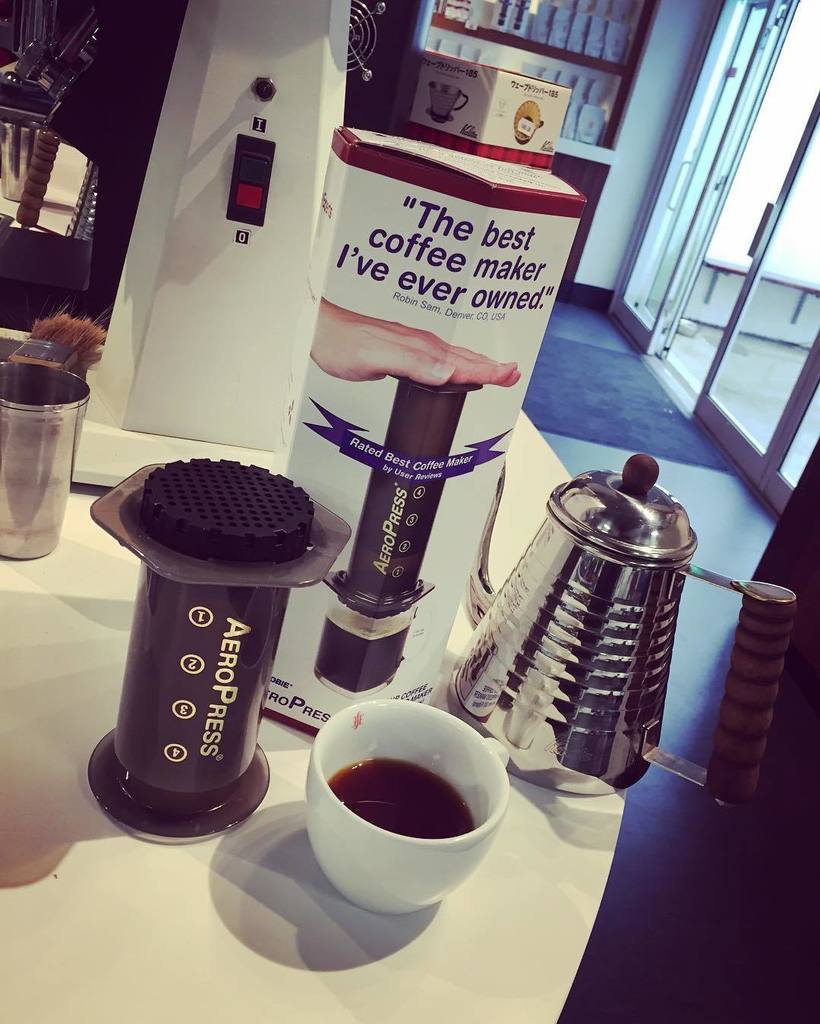 3FE's tweet photo. Never tried an aeropress or want to improve your cup? Pop into the guys in sussex and have a whack at it yourself w… https://t.co/wxqaMMBhhd