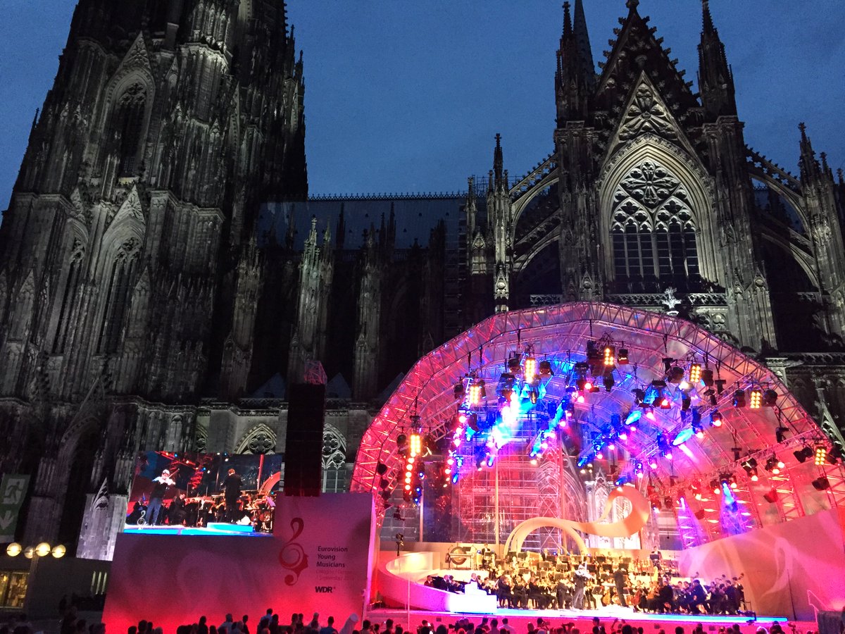 Eurovision's tweet photo. Tonight's the night! Eurovision Young Musicians kicks off at 8pm CEST in the vibrant city of Cologne, Don't miss it! https://t.co/uKBibXrVhL