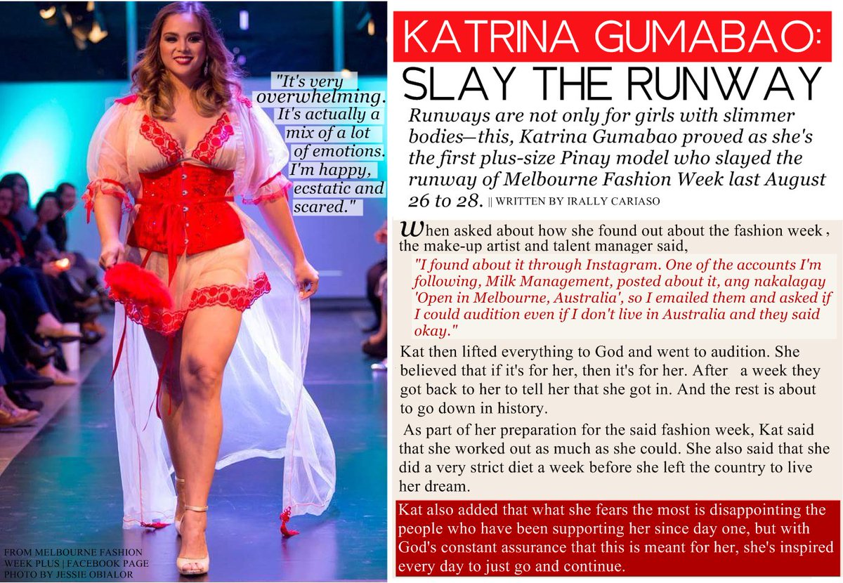 theBIGsidePH's tweet photo. This September, The BIG Side joins Katrina Gumabao in her beautiful journey to self-love and Melbourne Fashion Week! https://t.co/0KR7wqclyh
