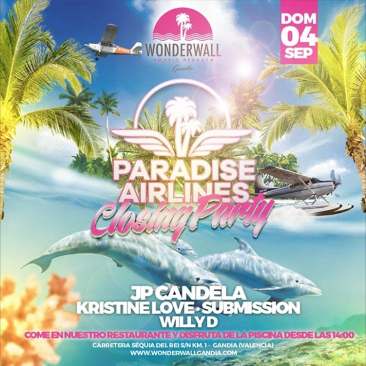 Hoy se lia parda en #WonderwallGandia
<a href="/jpcandela/">JP Candela</a> <a href="/kristinelovedj/">KRISTINE LOVE</a> <a href="/SubmissionDj/">Submission DJ</a> <a href="/DonetWilly/">Willy Donet</a> 
¿Despegamos?