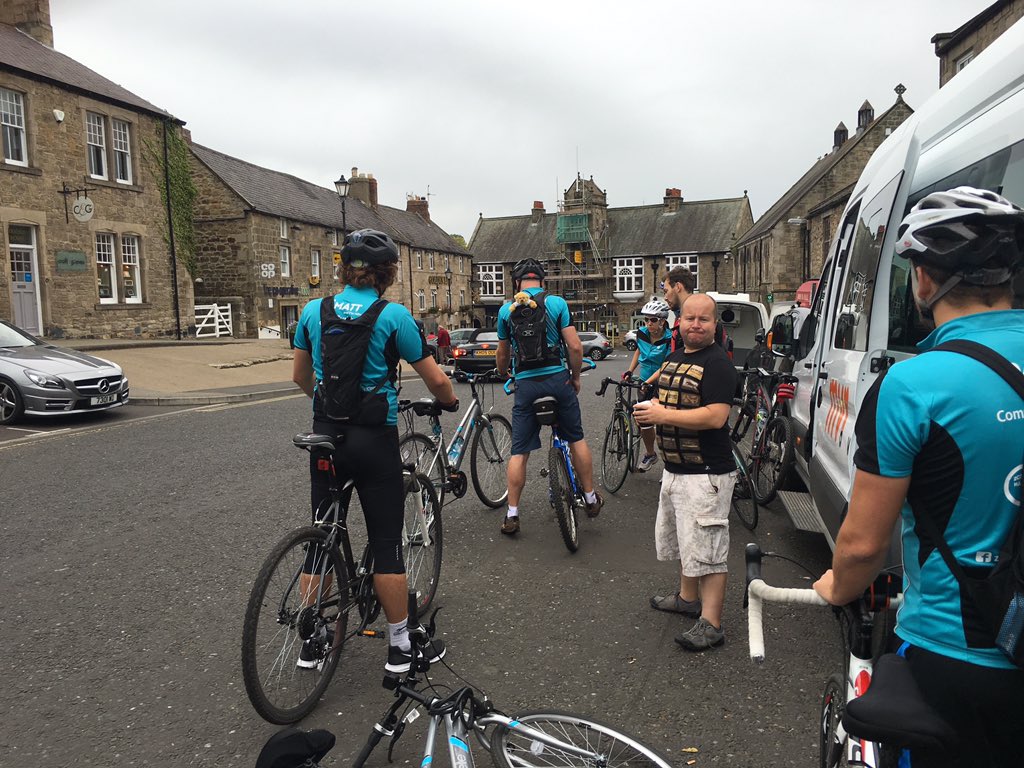 HWCycleZCT's tweet photo. Mid morning stop at a nice Northumbrian town. Day 3 is officially underway! https://t.co/mYkbebHW6D