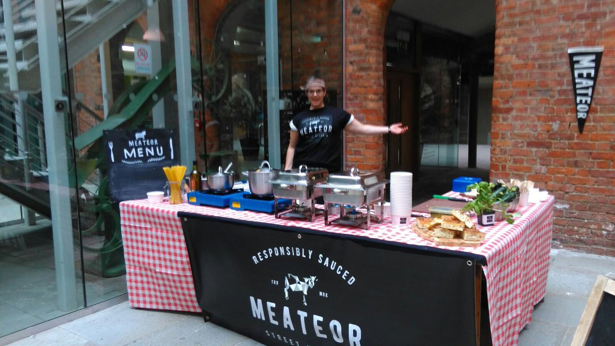 MEATEORMCR's tweet photo. This right here is where your hangover gets cured by the magic of marinara sauce @CastlefieldEvnt @mills_royal https://t.co/1aL1cnomar