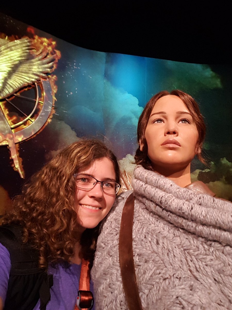 I met the Girl on Fire 😉 #HungerGames