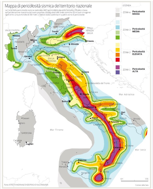 lucfontana's tweet photo. Terremoto, la mappa del rischio in Italia (via @Corriere) https://t.co/EQooS83ZCP
