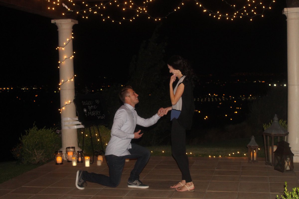 k_mckell's tweet photo. WE'RE ENGAGED😍 https://t.co/DrqzhtHJZe