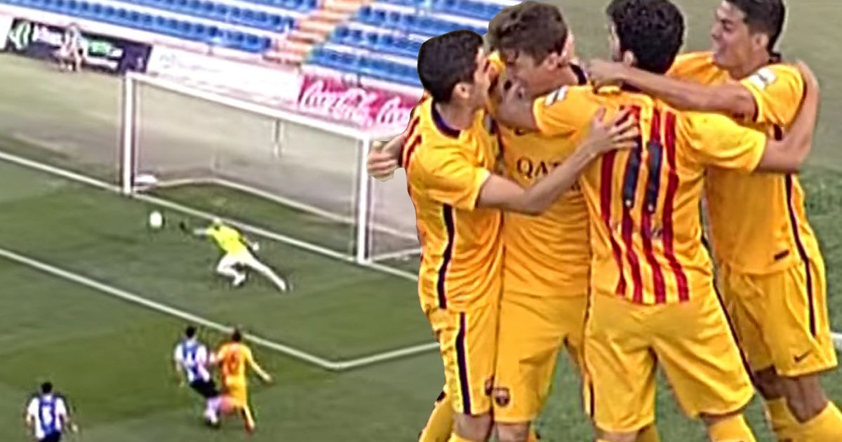 F00TYTUBE's tweet photo. Barcelona B score an incredible goal without opponent touching the ball
https://t.co/0zgYj7siGD https://t.co/mpaPypbQrH
