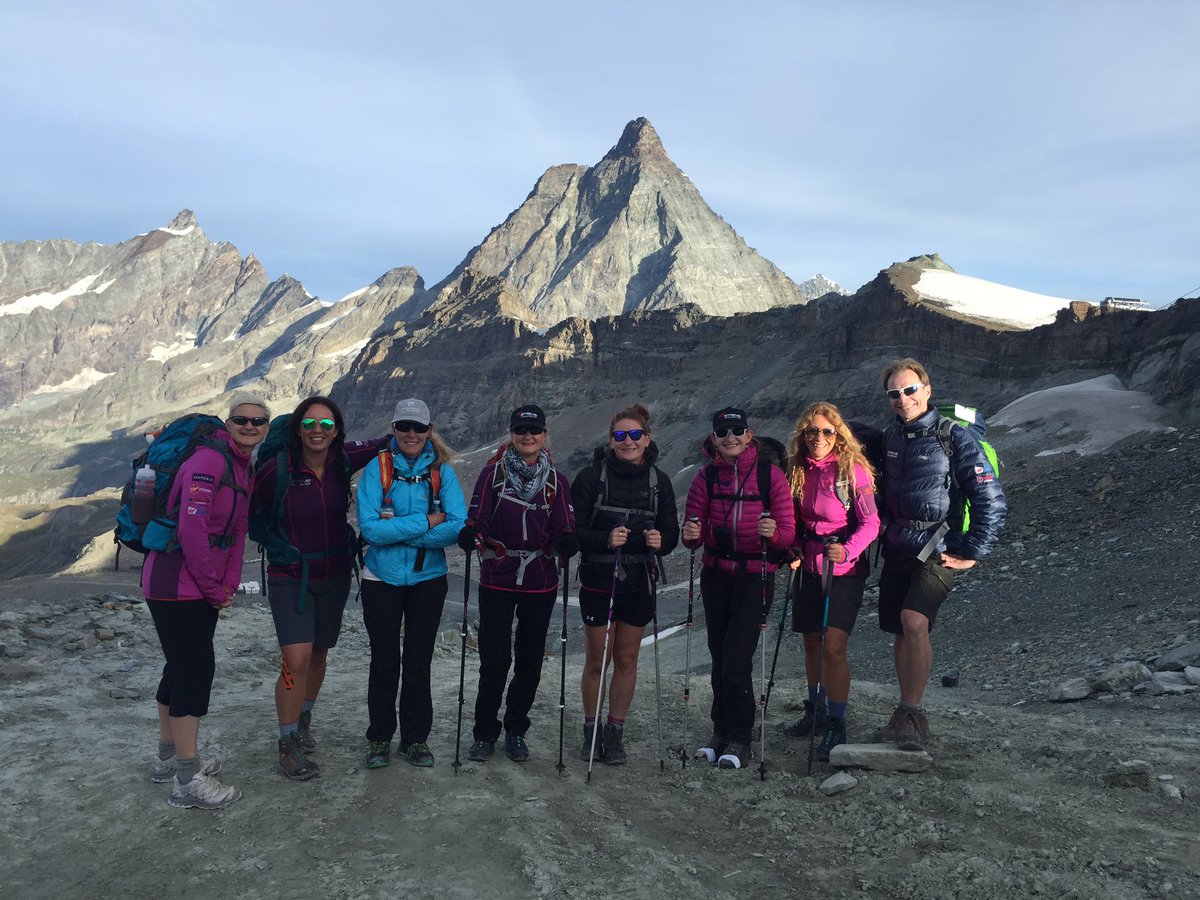 Day 2 begins, Matterhorn in the background <a href="/strivechallenge/">Strive Challenge</a> #WeStrive