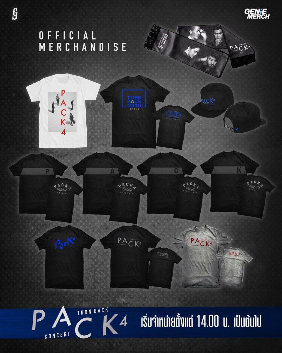 genierecords's tweet image. วันนี้ #PACK4 Turn Back Concert

#genierecords