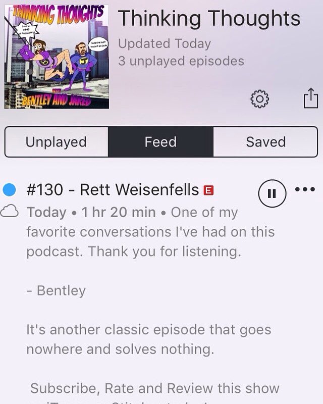 BentleyWho's tweet photo. Check out @rettisawesome on @PodcastTT this week. It's one of my favorite conversations on the #podcast https://t.co/lg0bFk47Ws
