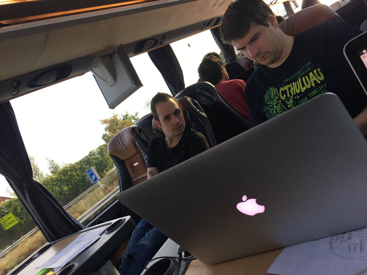 jvanvianen78's tweet image. RT #jstacktweets: &quot;RT Moodiecovery: Back on track. On our way to berlin. Working hard!! #startupbus #moodie https://t.co/Krwvd7zqoV&quot;