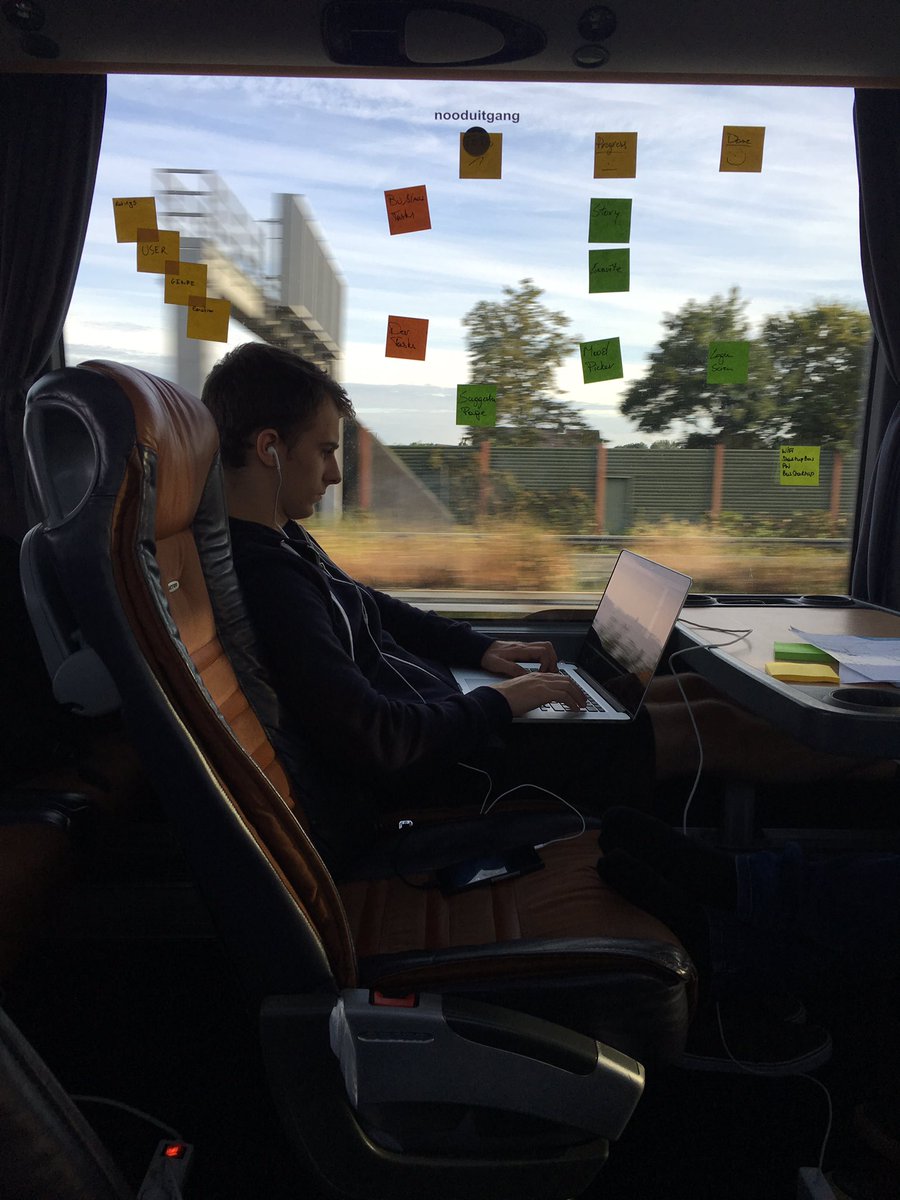 jvanvianen78's tweet image. RT #jstacktweets: &quot;RT Moodiecovery: Back on track. On our way to berlin. Working hard!! #startupbus #moodie https://t.co/Krwvd7zqoV&quot;