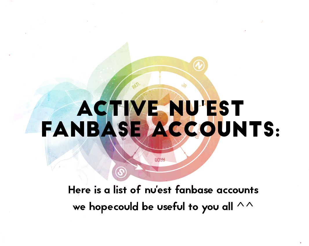 NUESTUSA's tweet photo. [Updated] Here is an updated list of NU'EST fanbases that could be useful to you guys. Enjoy! #NUEST #뉴이스트 https://t.co/2ToicBRACz