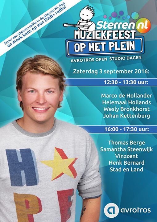 johnschaap's tweet photo. Kom je vandaag de magie van mediastad Hilversum beleven tijdens de Open Dag bij @AVROTROS ? @sterrennl https://t.co/jZDEl27zXt