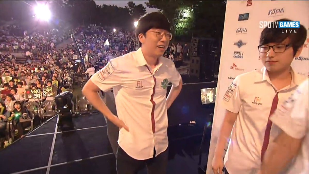 KeSPAen's tweet photo. #SC2Proleague 2016 Grand Final #Cure takes Game 1 @JinAirGW makes 1:0 #JAGWIN #SPL https://t.co/QMlJJtpsEy