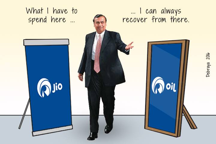 debrayaM's tweet photo. It doesn't take a #RobertLangdon to get this corporate symbolism, does it? #RelianceJio #RelianceOil @free_thinker https://t.co/GXmlrB1ZU0