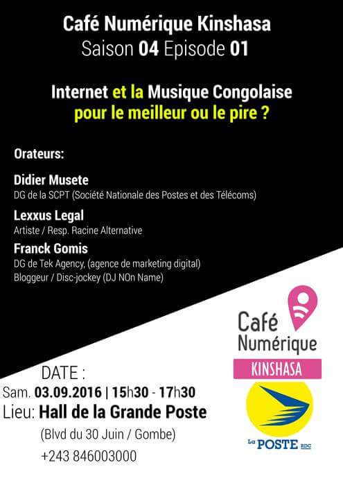 #KoZangaTe Invitation / aujourd'hui à 15h30 à la poste sur le boulevard du 30juin / Des questions sur  la fibre
