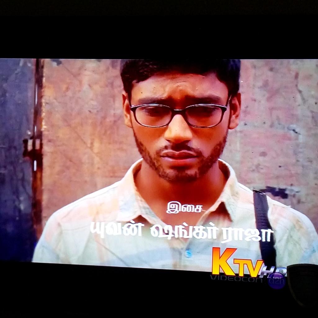 thisis_SrInath's tweet photo. Watching #Kadhalkonden now #matneeshow @KTVTAMIL Fav movie 😍😍 @dhanushkraja @thisisysr vera feeling 🎵🎼 https://t.co/1scfyVf0Uz