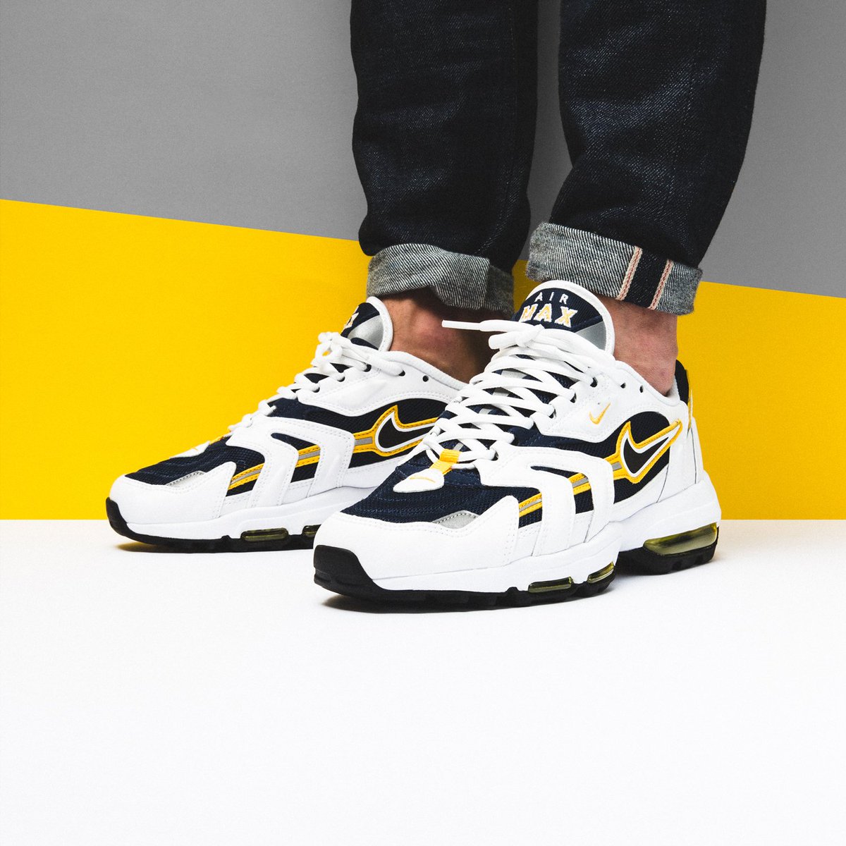 black and yellow air max 96