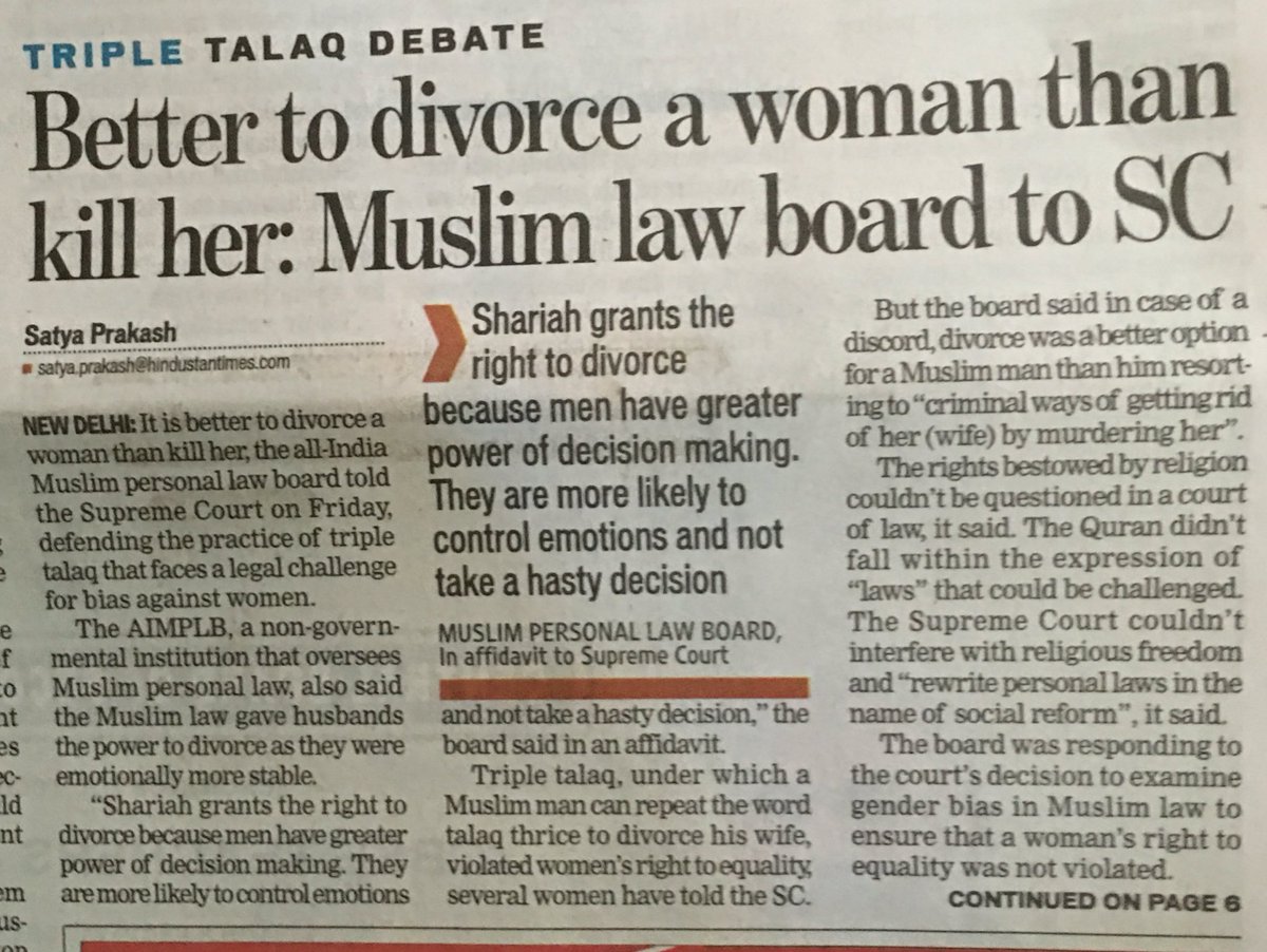renu_18's tweet photo. Hypocrisy!!
#TruptiDesai wnts rights fr women to enter temple sanctum
But silent when Islam treats women as objects https://t.co/JH1iVB27Ym