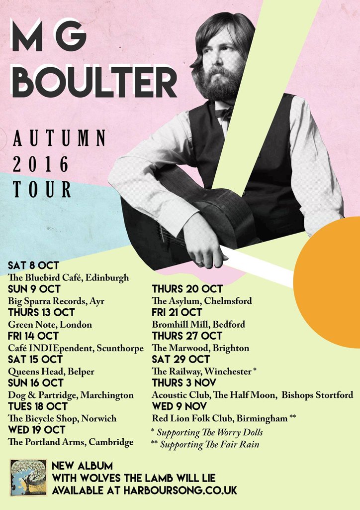 Next month, I'm on tour!