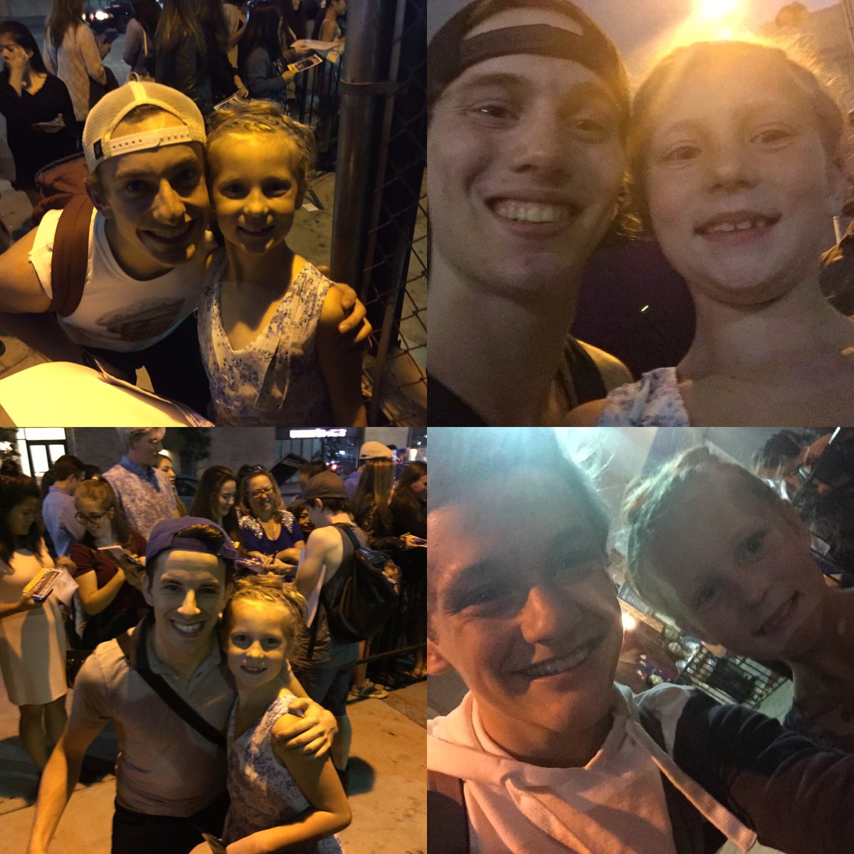 EmsPost1609's tweet photo. This show will NEVER get old. I hope @JoshuaBurrage3 &amp; @dancinchaz liked the pictures I drew them. #luckykid3xs1week https://t.co/zAUWVFZjs2