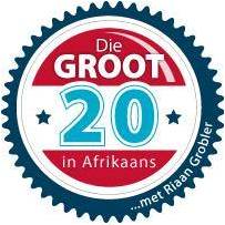 GrootFM's tweet photo. #GROOT20 klim @LaurikaRauch &amp; @BokvanBlerkReal drie plekke na #12 met EK HET. #4weke https://t.co/kqOqZGsSAy