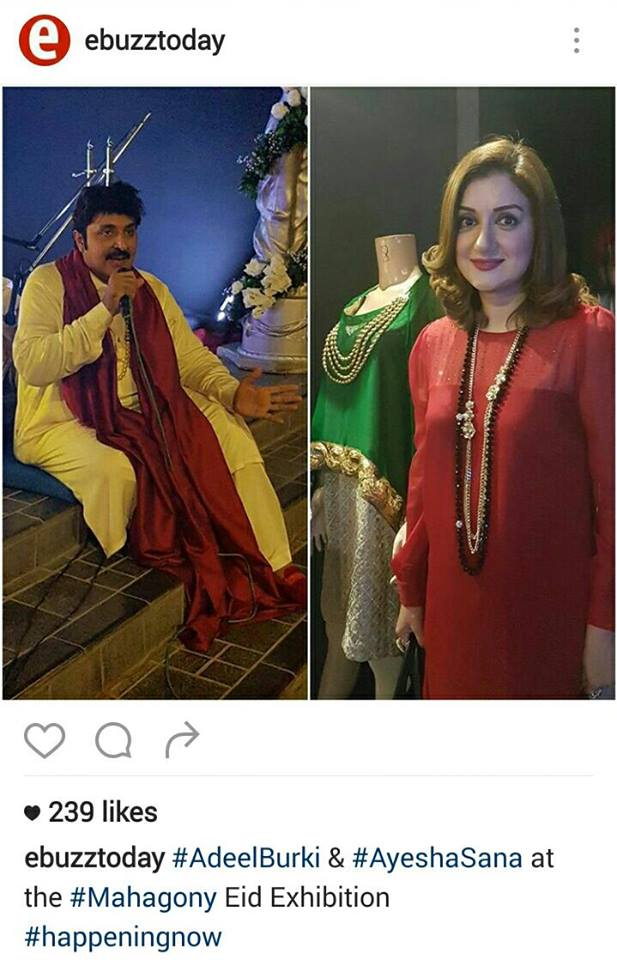 SamDadaOfficia's tweet photo. #ebuzztoday #eid2016 #mahogany #evergreenAdeelbarki #stunningAyeshasana https://t.co/ZeBZysvg8o