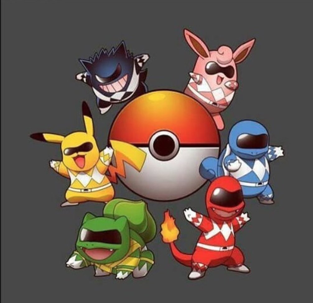 PokemonDice's tweet photo. Poke Rangers https://t.co/ne69aGs3D6