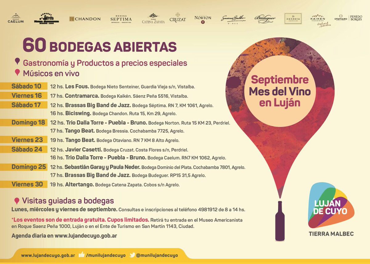 Mes del vino en <a href="/MuniLujanDeCuyo/">Luján de Cuyo</a>.  Gabriela Testa presente en el lanzamiento del ciclo en <a href="/BudeguerBodega/">BodegaBudeguer</a>