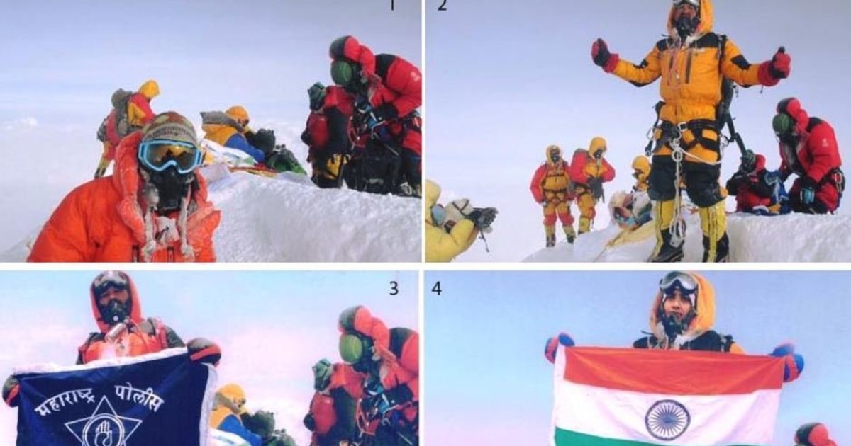 HuffPostIndia's tweet photo. After faking ‘historic’ Everest climb, this couple was banned from Nepal mountains https://t.co/ElpTGENnXc https://t.co/KrP4AZfD5P