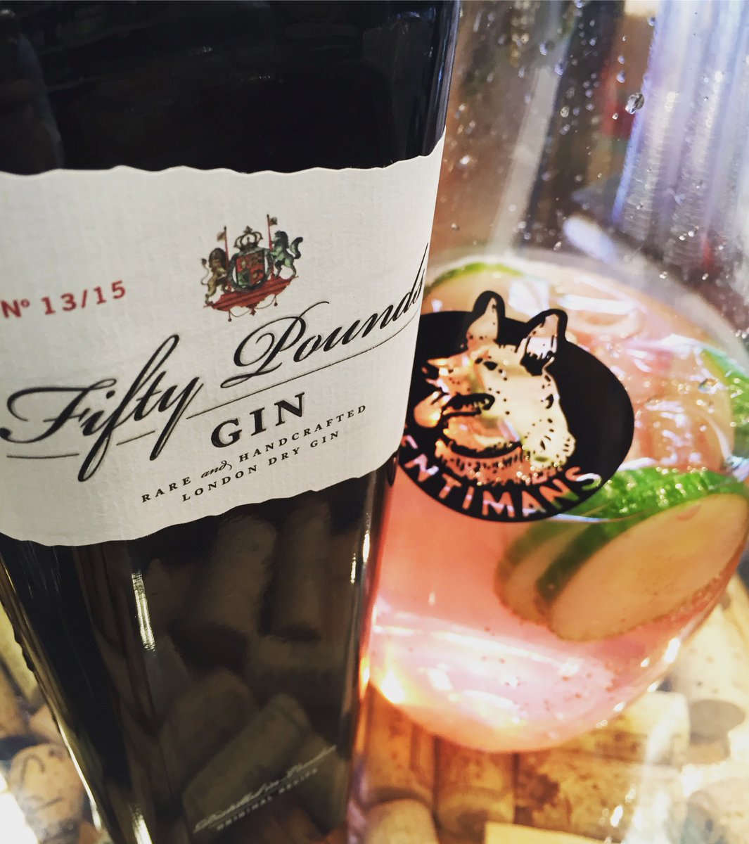 The Fifty pounds gin @FentimansLtd Rose lemonade serve its going down a storm <a href="/nantwichfoodies/">Nantwich Foodies</a>