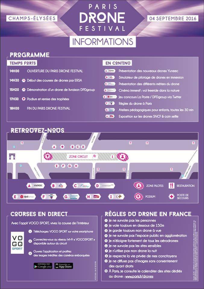 ThibaudVezirian's tweet photo. 🛫 J'aurais le plaisir de vous faire vivre le #ParisDroneFest, demain, sur les Champs ! Venez nombreux ! Hâte ! 🚀📣🏁 https://t.co/xYbCO9hUf2