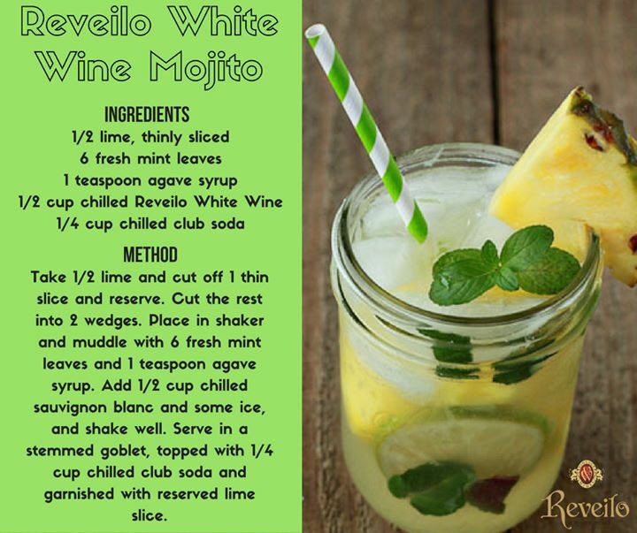 ReveiloWines's tweet photo. Shake it up a bit and try including any of our #Reveilo white wines into your next Mojito creation!It's quick,simple https://t.co/GXq0SmlHYU