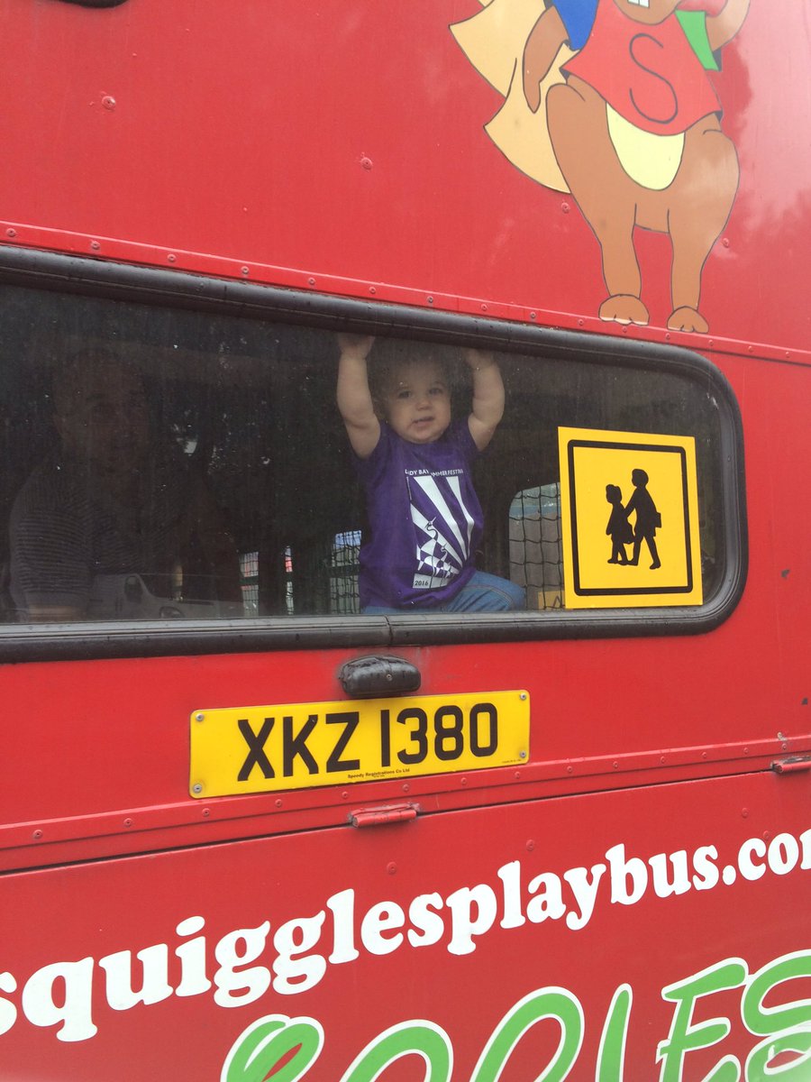 futuremumm's tweet image. Mabel loving the play bus @ladybayfest @PoppyandPint Fun the rain can't spoil!
