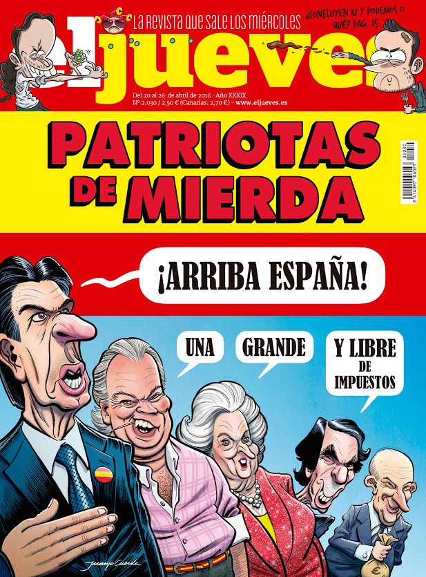 JJCuerda's tweet photo. Dos de esta portada de @eljueves ya han estado en el Banco Mundial. Bertín, eres el siguiente. #SoriaBanquero https://t.co/w3ypmkIjA7