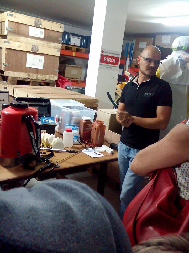 RedCrossSez's tweet photo. Visit @PIROI_FRC warehouse. Propositioning of #emergency relief stock. Important component in #disaster preparedness https://t.co/bzUVDPhraI
