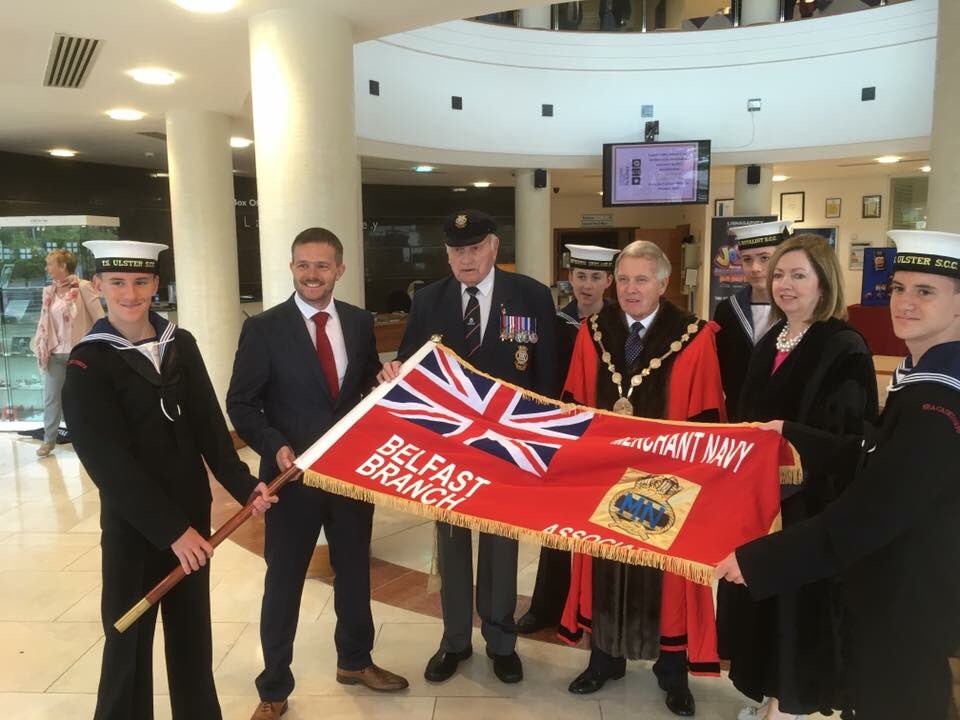 Today Lisburn Unit had the honour to attend the inaugural "Fly the Red Ensign for Merchant Navy Day". <a href="/lisburnccc/">LCCC</a>