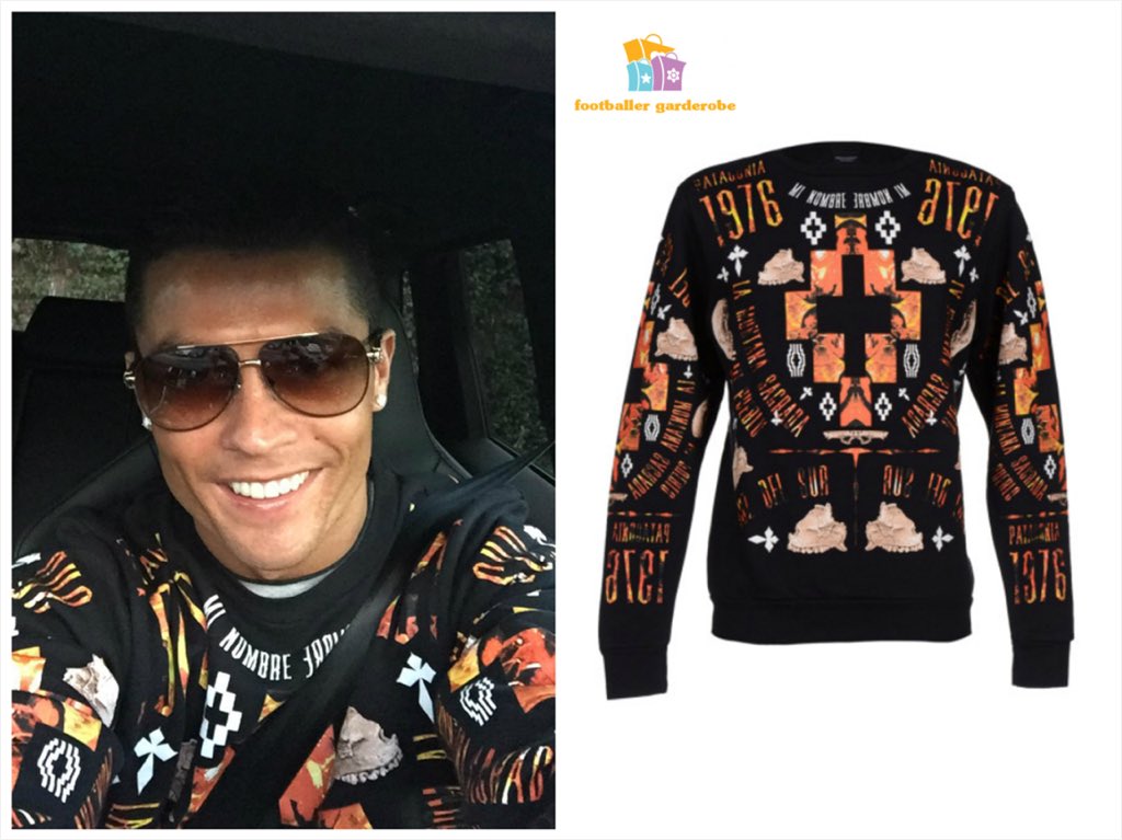 koste Kommunikationsnetværk Der er en tendens TCR. on Twitter: "Cristiano Ronaldo wore a Marcelo Burlon Digital Print  Sweatshirt worth $367. https://t.co/d5BlUi8X0Y" / Twitter